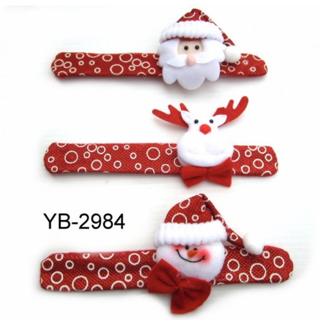 YB-2984 聖誕啪啪手環-聖誕/麋鹿/雪人
